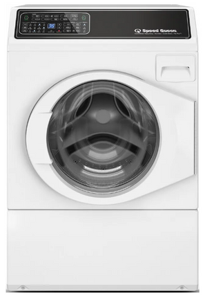 front view of the Speed Queen® FF7 3.5 Cu. Ft. White Front Load Washer