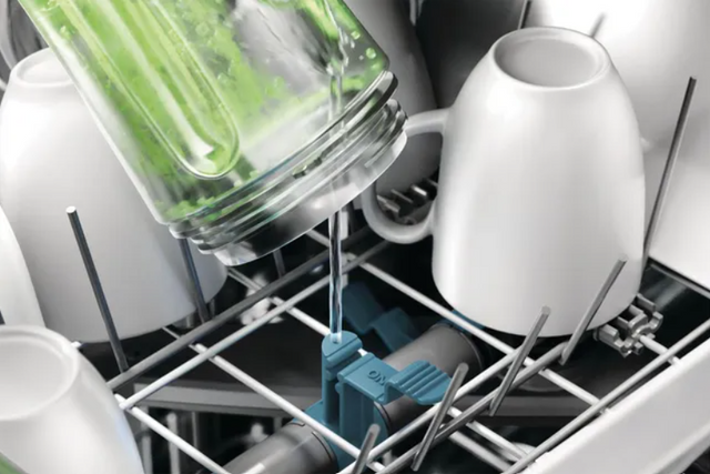 close view of the target wash feature in electrolux dishwashers
