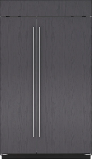 front view of the Sub-Zero® Classic Series 29.1 Cu. Ft. Panel Ready Side-by-Side Refrigerator