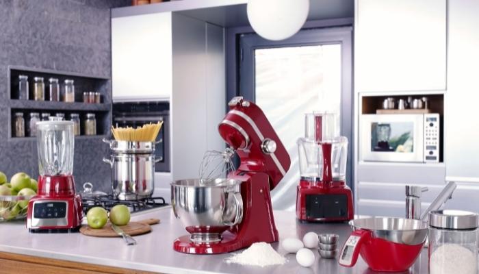 Cluttered countertops