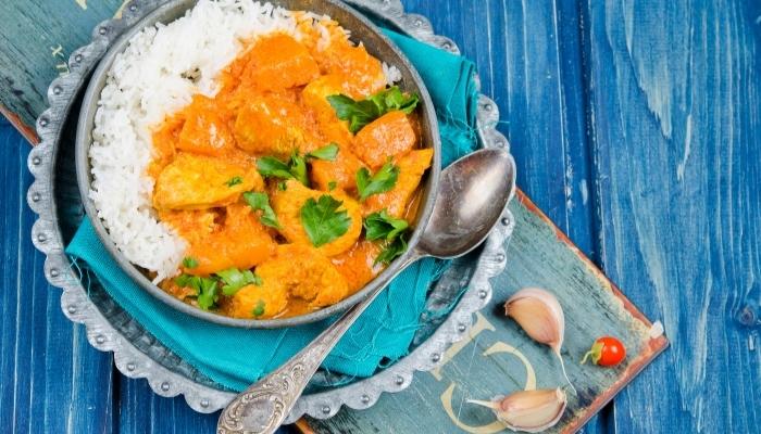 Bowl of pumpkin curry