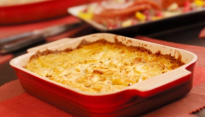 Scalloped potato dish