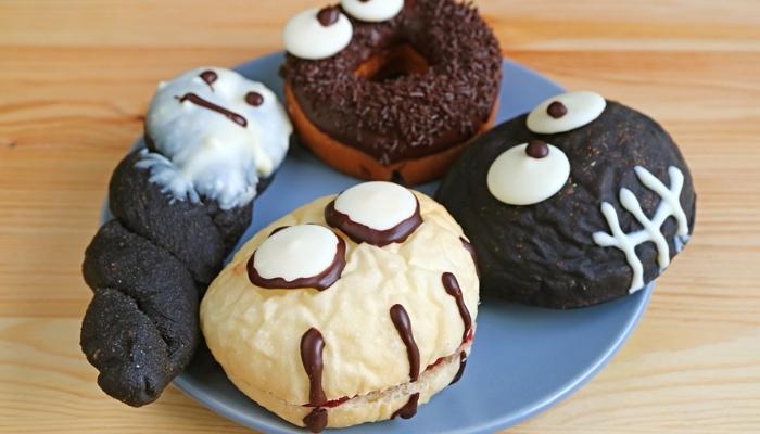 variety of monster donuts