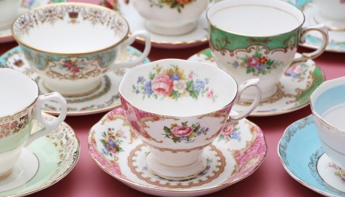 vintage tea cups