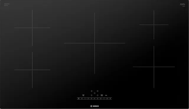 36-inch black induction cooktop