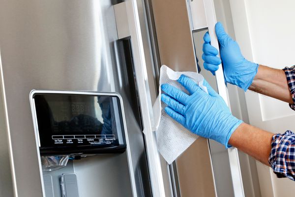 Scratched Refrigerator Cleaning