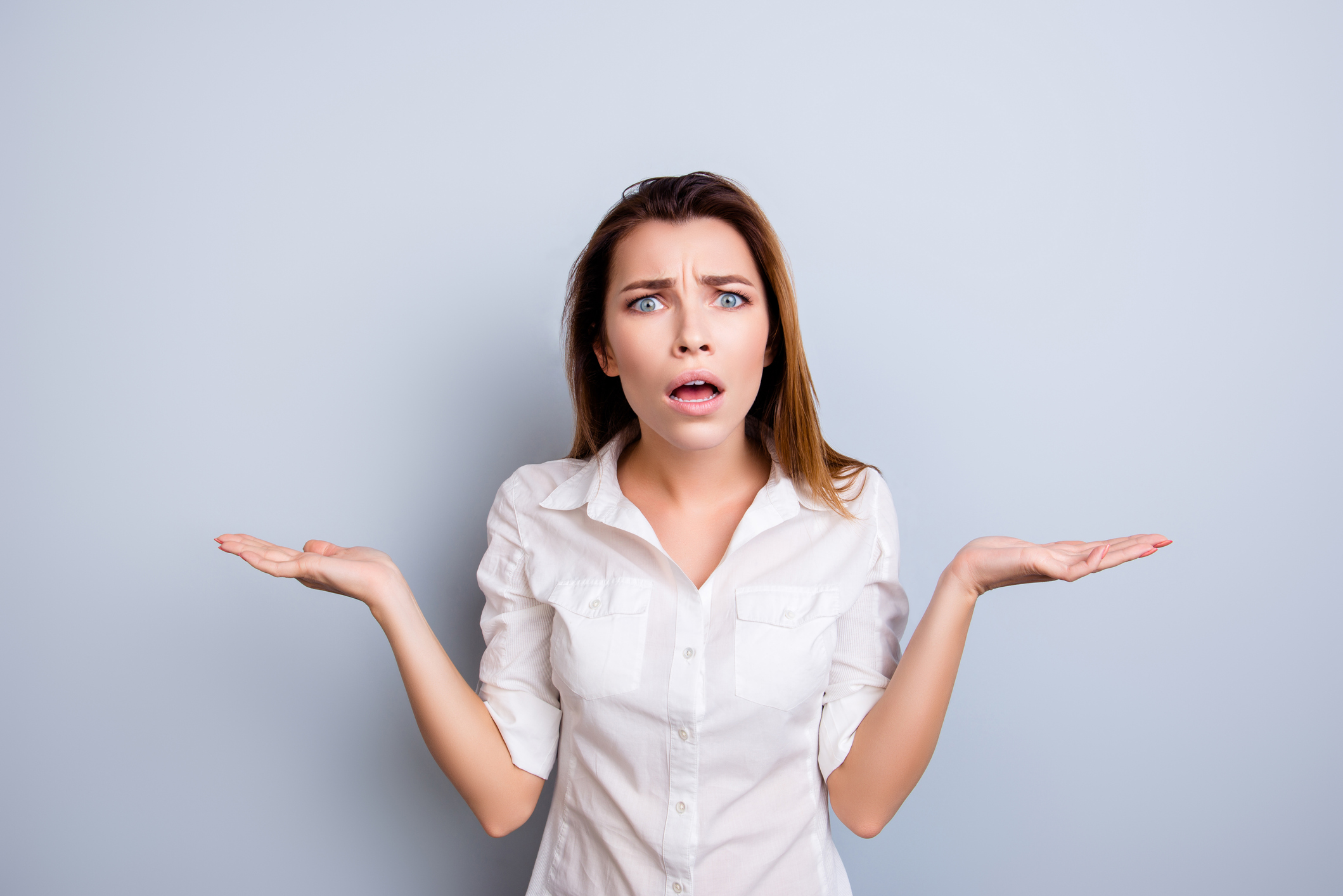 frustrated woman  