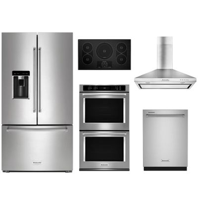 5 piece kitchenaid stainless steel appliances