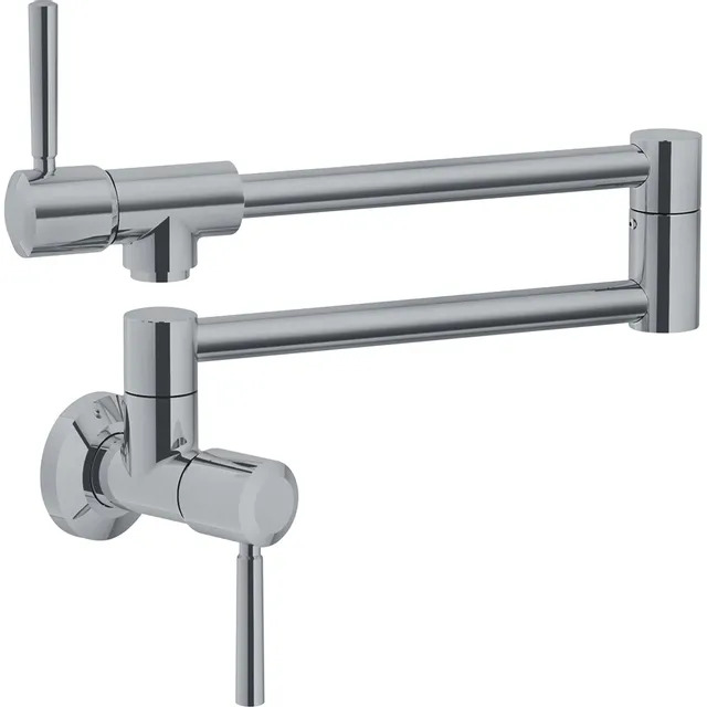 polished nickel pot filler