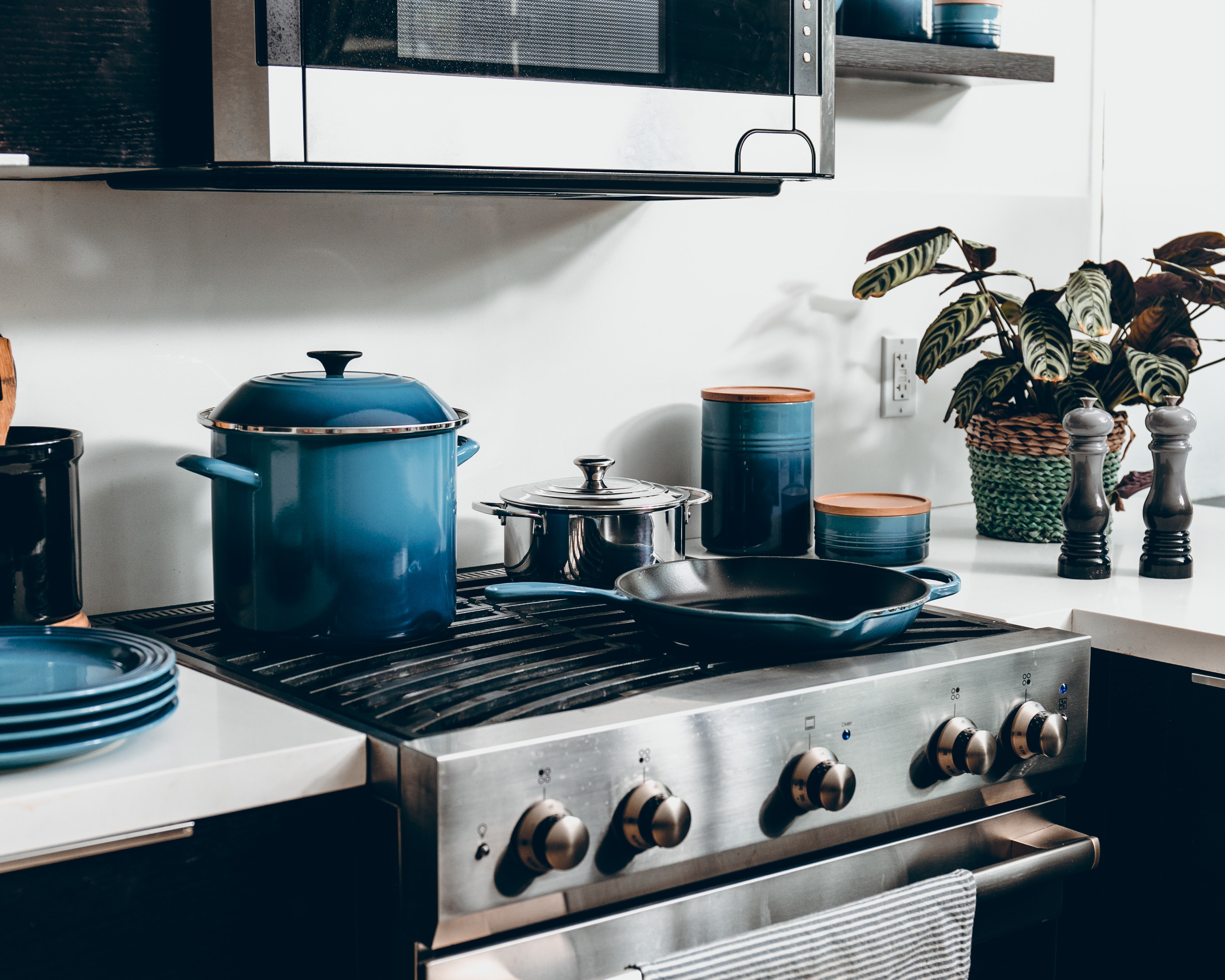 kitchen with range
