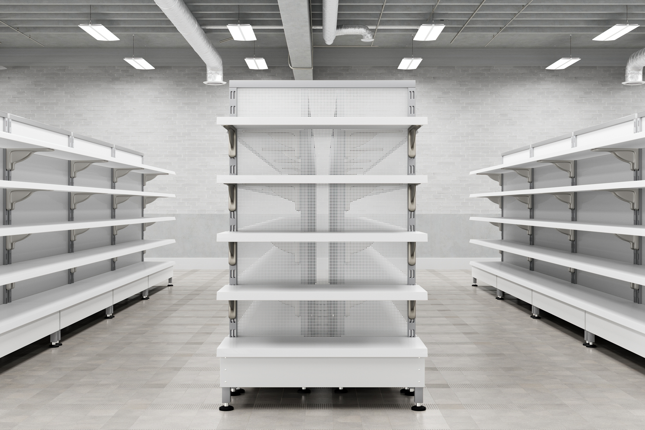 empty store shelves