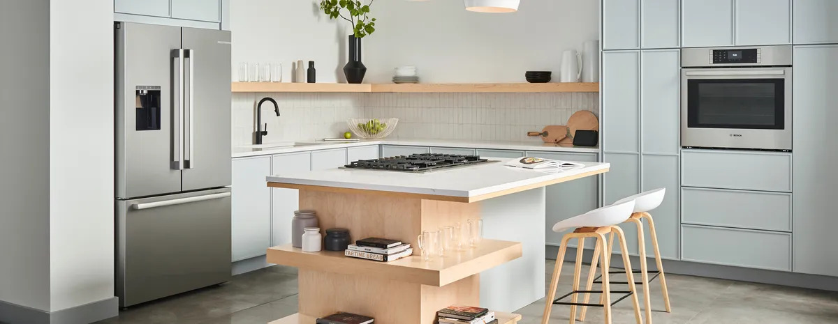 modern kitchen designed with Bosch appliances