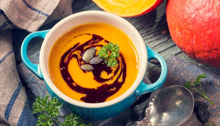 Pumpkin butternut squash soup