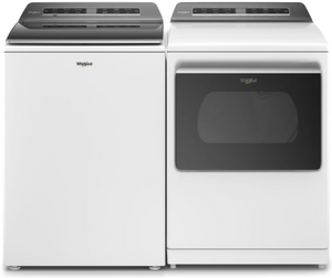 Whirlpool® White Laundry Pair Front view of the Whirlpool® White Laundry Pair