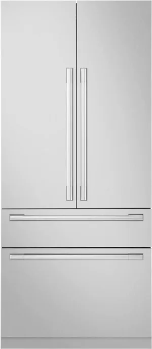 Front view of the SKS SKSFD3604P refrigerator