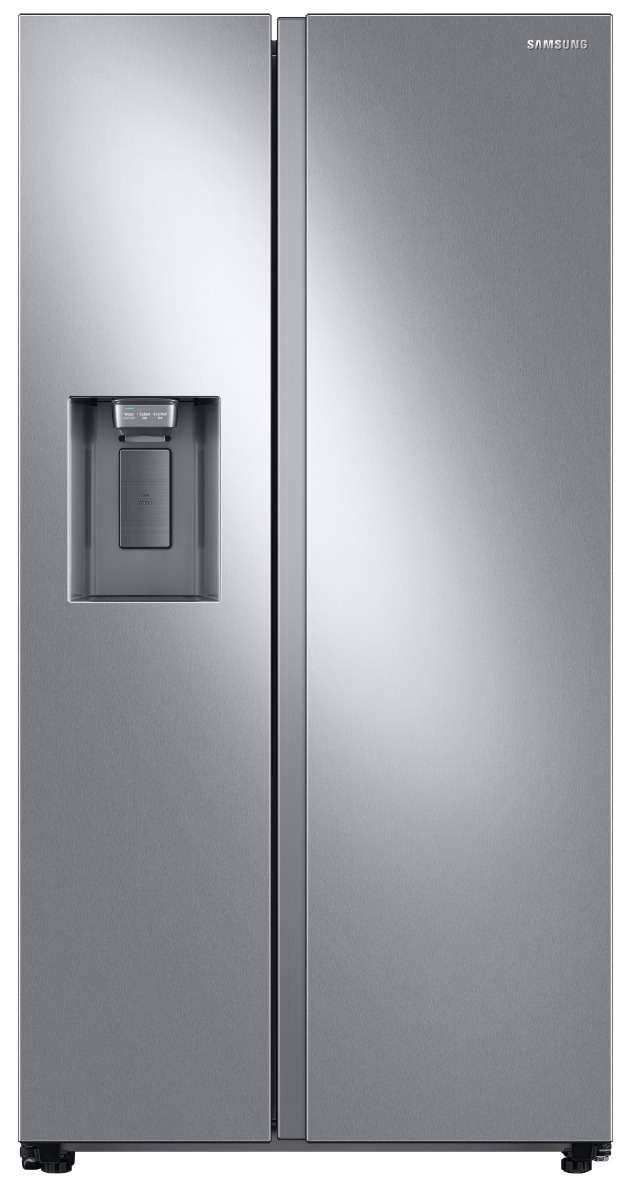 side by side fridge with exterior water/ice dispenser 