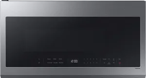 Front view of the Samsung Bespoke ME21DG6300SR microwave