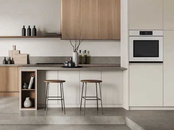 Samsung Bespoke NV51CB700S12 oven lifestyle image