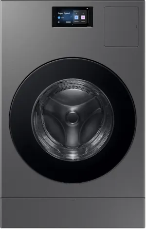 Credit: Samsung Front view of the Samsung Bespoke WD90F53AVS washer dryer combo