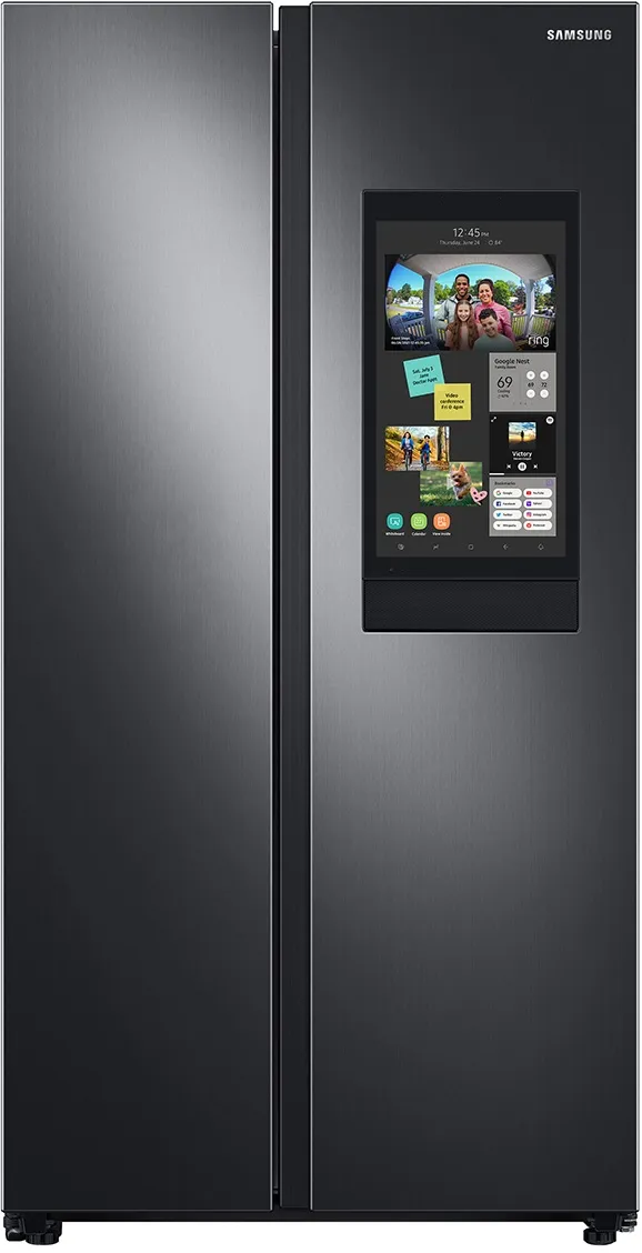 Samsung Fingerprint Resistant Side By Side Refrigerator