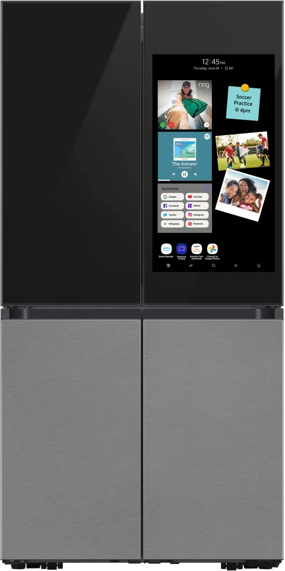Samsung Bespoke Charcoal Glass Refrigerator