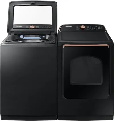 Samsung Brushed Black Laundry Pair