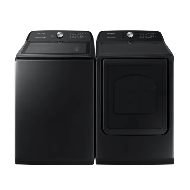 Samsung Fingerprint Resistant Black Laundry Pair