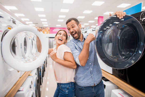 Couple Shopping for Appliances