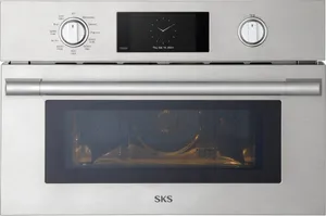 Front view of the Signature Kitchen Suite SKSLV3001S speed oven