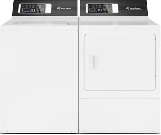 Speed Queen White Dryer and Washer Pair