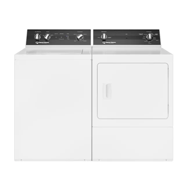 Speed Queen White Laundry Pair
