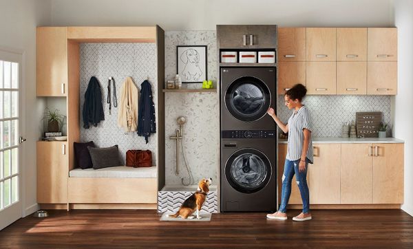 Stacked Washer and Dryer
