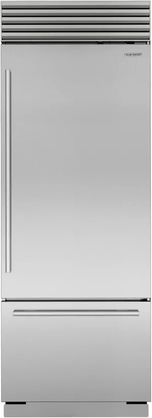 Credit: Sub-Zero Front view of the Sub-Zero CL3050U/S/T/R bottom freezer refrigerator