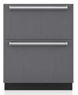Front view of the Sub-Zero ID-27R refrigerator drawers
