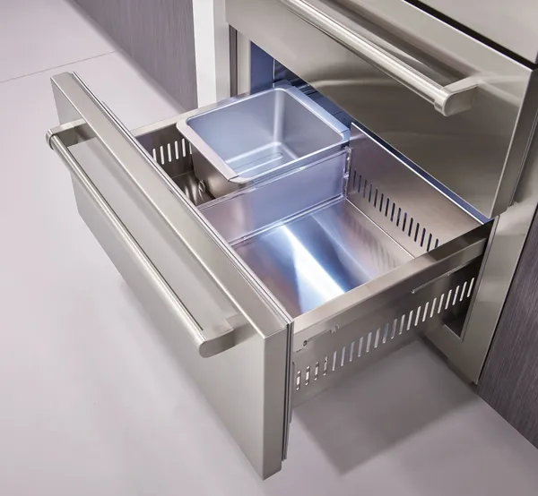 Credit: Sub-Zero Overhead view of the Sub-Zero PRO3650G/LH refrigerator drawer