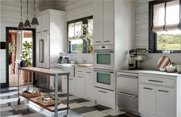 A kitchen featuring Thermador appliances 