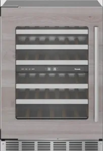 Front view of the Thermador Freedom T24UW905LP wine cooler