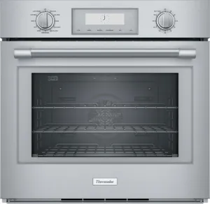 Front view of the Thermador Professional PO301W oven