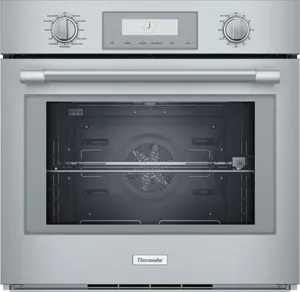Front view of the Thermador Professional POD301W oven