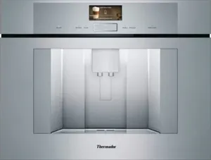 Front view of the Thermador TCM24PS coffee maker 