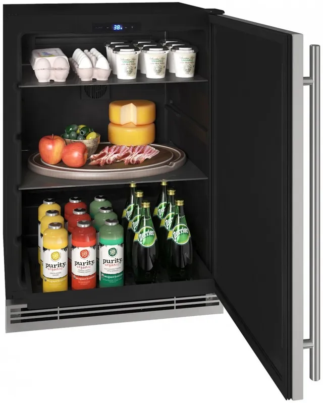 U-Line Stainless Steel Compact Refrigerator