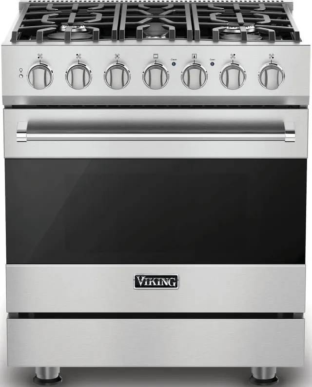Viking 3 Series 30in Stainless Steel Freestanding Gas Range