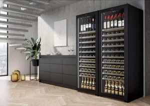 The Vintec VWCM201FAB wine cooler vignette in a high-end kitchen 