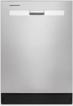 Front view of the Whirlpool WDP560HAMZ dishwasher