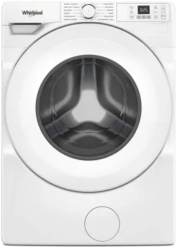 Front view of the Whirlpool WFW4720RW front load washer