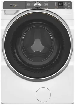Front view of the Whirlpool WFW6720RW front load washer