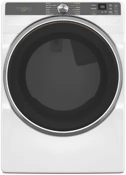 Front view of the Whirlpool WGD6720RW gas dryer 