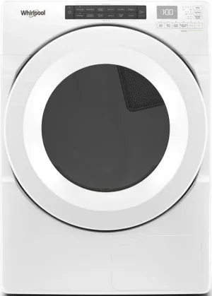 Front view of the Whirlpool WHD560CHW dryer