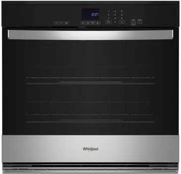 Front view of the Whirlpool WOES3030LS oven