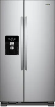 Front view of the Whirlpool WRS321SDHZ refrigerator 